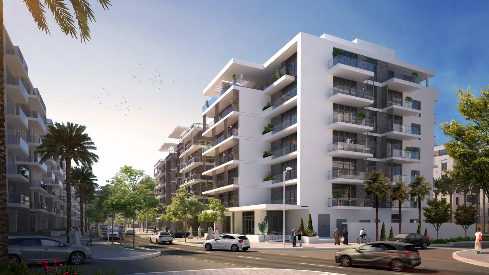 Al Yasmin mixed-use building, Raha Beach Abu Dhabi