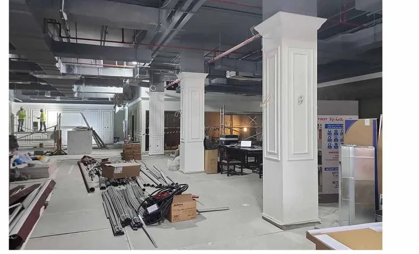 Otantik cafe MEP and column works