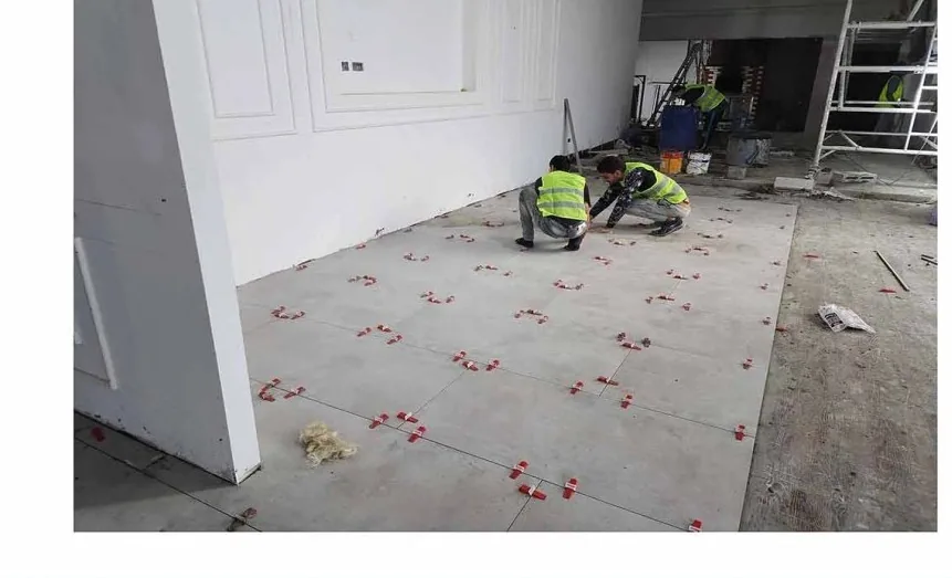 Otantik cafe flooring installation